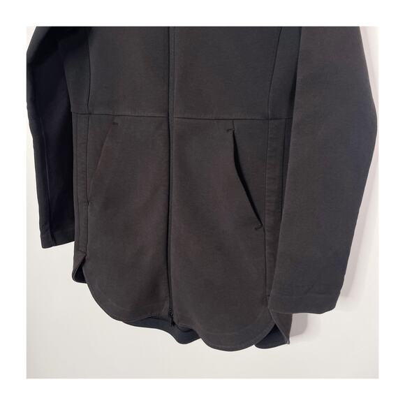 Lululemon Womens Size 6 Black Going Places Hooded Jacket Spacer Full Zip Pockets - Picture 7 of 11